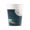 Picture of ROCKET SPACE PAPER CUPS 200ML - 8 PACK